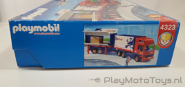 Playmobil 4323 - Truck and Trailer, 2eHands met doos.