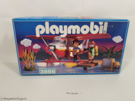 Playmobil 3866 - Avonturen watervliegtuig, 2ehands met doos