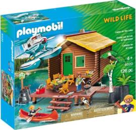 Playmobil 9320 - Blokhut aan het meer met watervliegtuig