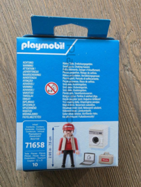 Playmobil 71658 - Miele monteur met wasmachine, Promo.