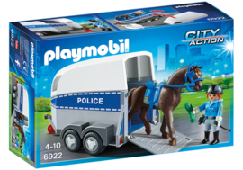 Playmobil 6922 - Bereden politie met trailer