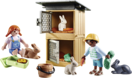 Playmobil 70675 - Kado set Konijnenvoeding