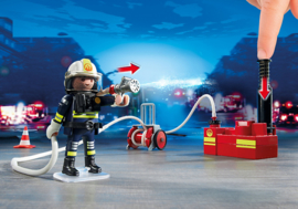 Playmobil 5365 - Brandweerteam met waterpomp