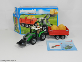 Playmobil 6130 - Tractor met aanhangwagen, gebruikt