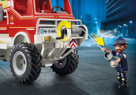 Playmobil 9466 - Brandweer terreinwagen met waterkanon, licht & geluid