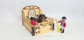 Playmobil 5112 - Arabische renpaard met paardenbox, 2ehands