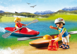 Playmobil 9154 - Familieterreinwagen met kajaks