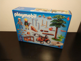 Playmobil 6814 - Houthakkers met tractor