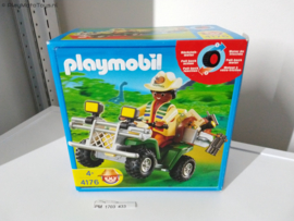 Playmobil 4176 - Onderzoeker met quad in doos,  2ehands