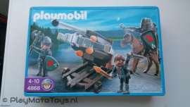 Playmobil 4868 - Valk ridders met katapult