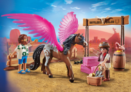 70074 - PLAYMOBIL: THE MOVIE Marla en Del met gevleugeld paard