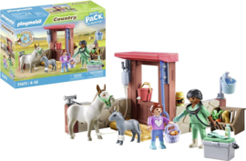 Playmobil 71471 - Starterpack Boerderij dierenarts met ezels