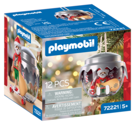 Playmobil 72221- Kerstbal: Longboarder