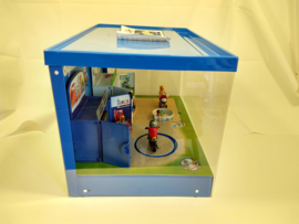 Playmobil speelbox 6157 & 6159 grote vitrine met licht en draaiplateau