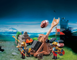 Playmobil 6039 - Leeuwenridders Katapult, 2ehands.