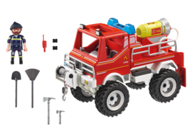 Playmobil 9466 - Brandweer terreinwagen met waterkanon, licht & geluid