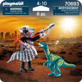 Playmobil 70693 - DuoPack Velociraptor vs. Stroper