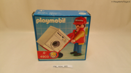 Playmobil 4903 - Miele vertegenwoordiger met wasmachine Promo, V1
