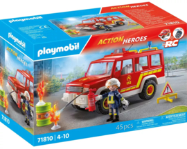 Playmobil 71810 - Fire Chief with jeep, promo Rossman
