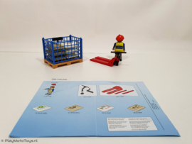 Playmobil 4474 - Havenwerker met pallet en lading, gebruikt