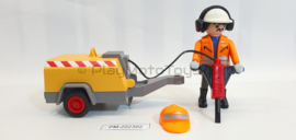 Playmobil 4047 - Bouwvakker met persluchthamer, 2ehands