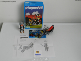 Playmobil 3831 - Chopper met berijder, 2ehands