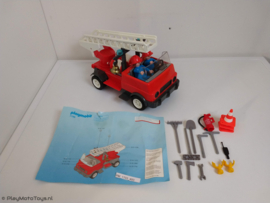 Playmobil 7786 - Oude brandweer ladderwagen DS - 2ehands