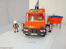 Playmobil 4046 - Unimog / Truck strooiwagen met sneeuwploeg, 2ehands