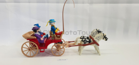 Playmobil 5600 - Paardenkoets met Victoriaanse dame, butler en koetsier. 2ehands.