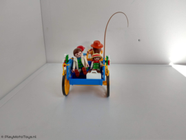Playmobil 3117 - Familie met paard & buggy, gebruikt