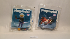 Playmobil Esso USA Promoset Motorcycle & Rider MISB