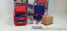 Playmobil 4323 - Truck and Trailer, 2eHands met doos.