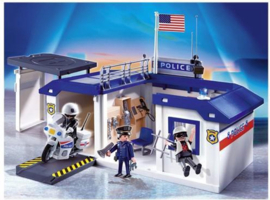 Playmobil 5917 - Meeneem Politiebureau met motor