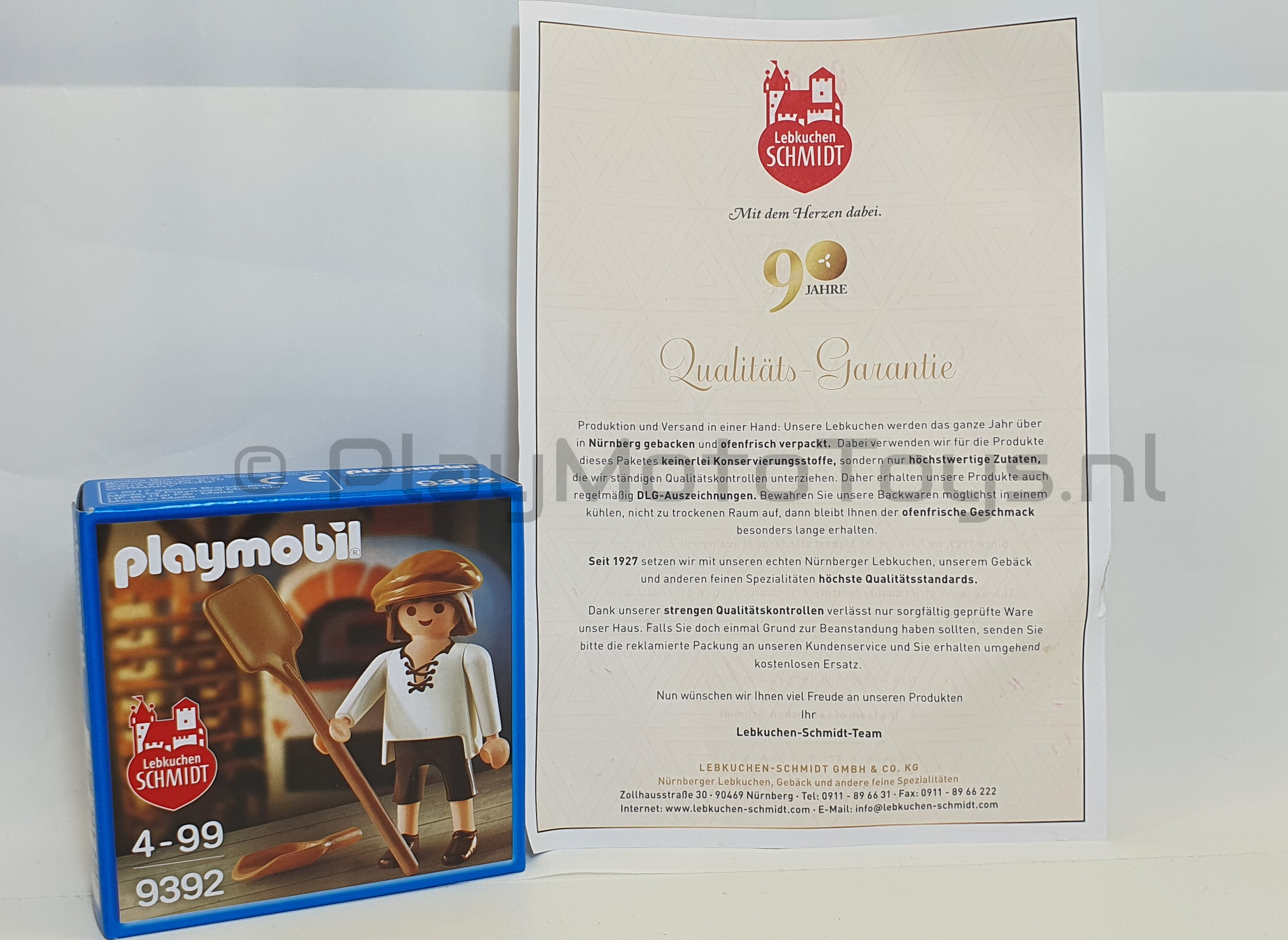 Playmobil 9392 - Lebkuchen-Schmidt Bakker (V1)  Promo MISB