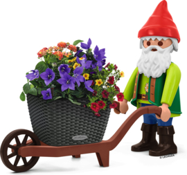 Playmobil 19075 - XXL Tuinkabouter met kruiwagen( ↨ 65cm)
