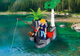 Playmobil 9320 - Blokhut aan het meer met watervliegtuig