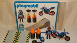 Playmobil 4416 - Crossmotor met springschans, 2ehands met doos