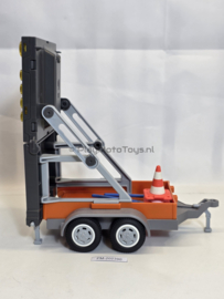 Playmobil 4049 - Pijlwagen met licht, gebruikt.