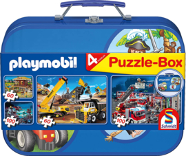 Schmidt 55599 - Playmobil Puzzel koffer
