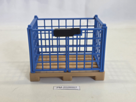 Playmobil 993005 - Palletkooi, blauw, 2eHands