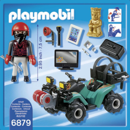 Playmobil 6879 - Boef op quad met lier