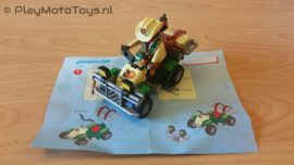 Playmobil 4176 - Onderzoeker met quad,  2ehands