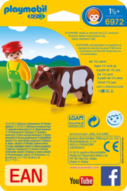 1.2.3. Playmobil 6972 - Boer met Koe