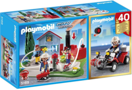 Playmobil 5169 - Brandweer compact set 40-jarig jubileum - MISB