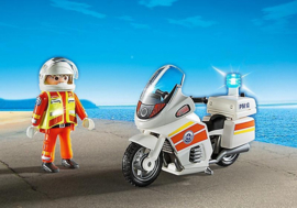 Playmobil 5544 - Ambulance motor met zwaailicht