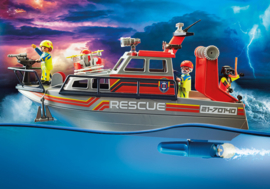 Playmobil 70140 - Reddingsboot met raceboot