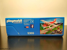 Playmobil 9369 - Sportvliegtuig met servicewagen exclusieve set