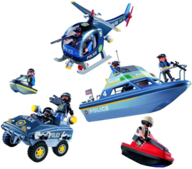 Playmobil 9043 - Grote politie-inzet te water
