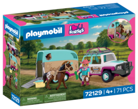 Playmobil 72129 - Terreinwagen met paardentrailer