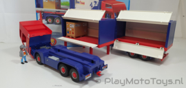 Playmobil 4323 - Truck and Trailer, 2eHands met doos.